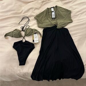 ViX Paula Hermanny - one piece swimsuit S with matching cover up M  - NWT